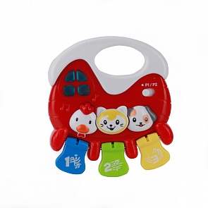 Игрушка со светом и звуком, 3 стихотворения и 3 песни на стихи А. Барто (Умка, WD3680-Rsim)